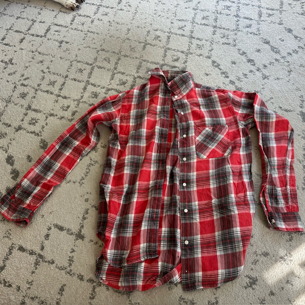 Denim & Supply Ralph Lauren Red and Black Plaid Shirt